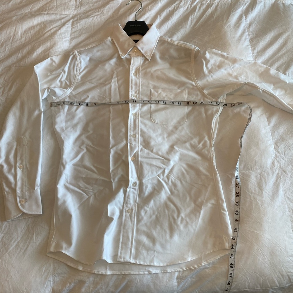 Proper Cloth white button up Oxford shirt.